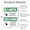 Signmission Keep Hands Out Of Machinery Bilingual OSHA Be Careful Sign, Aluminum, 12in W x 18in L, 2PK OS-2PACK-BC-A-1218-L-10031 - alternate 8